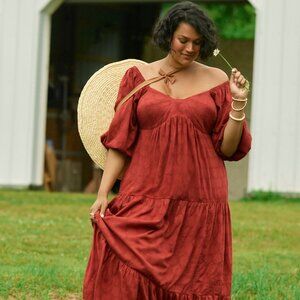 Anthropologie Blossom Maxi Dress